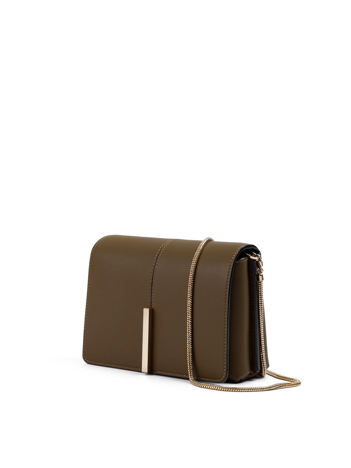 Giada Olive Green Leather Crossbody Bag
