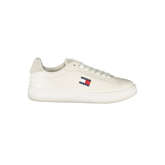 Tommy Hilfiger White Polyester Sneaker