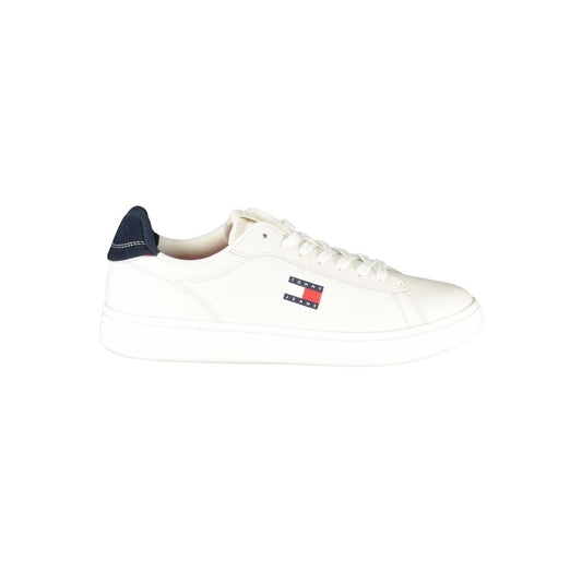 Tommy Hilfiger White Polyester Sneaker