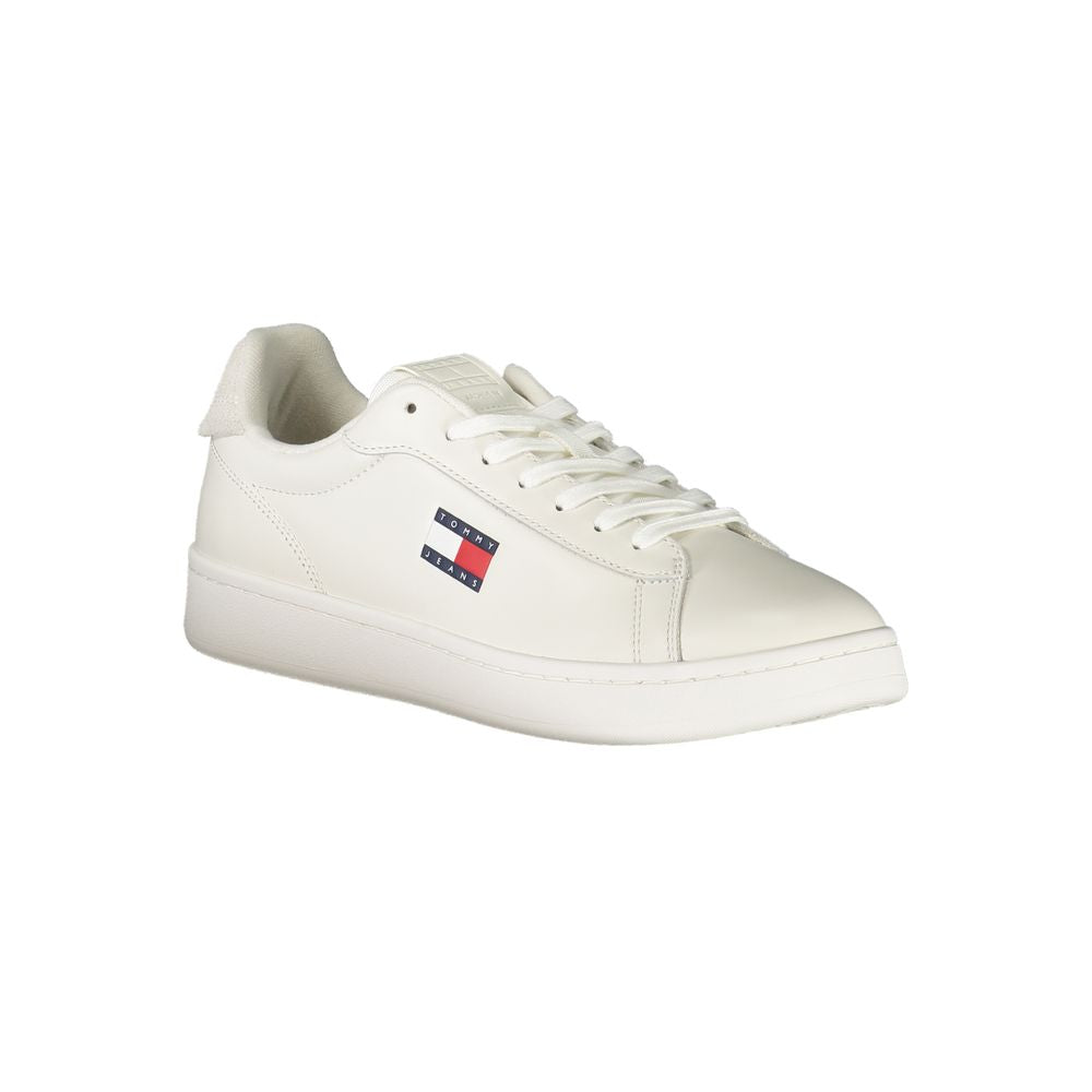 Tommy Hilfiger White Polyester Sneaker