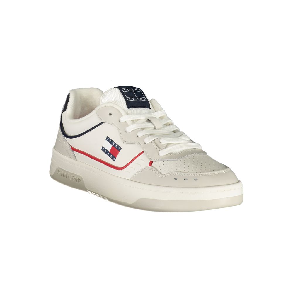 Tommy Hilfiger White Polyester Sneaker