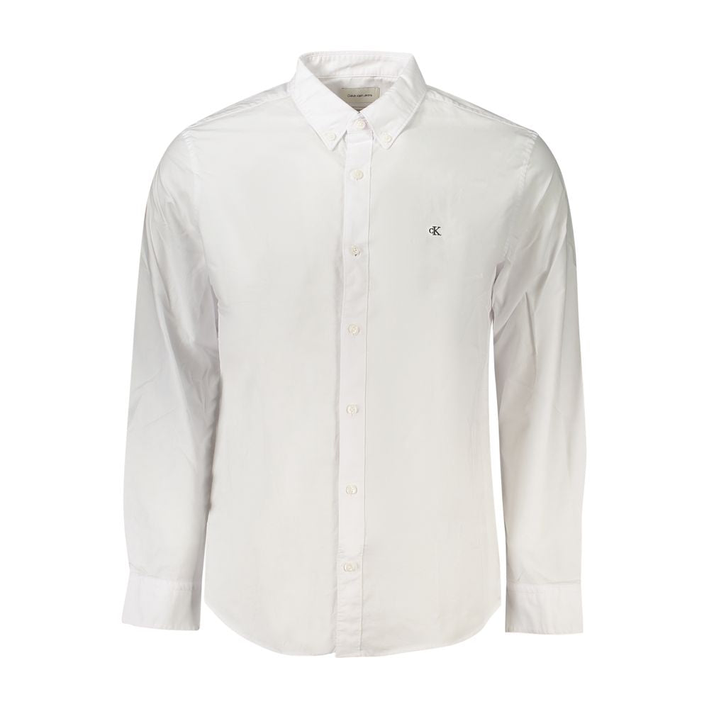 Calvin Klein White Cotton Shirt