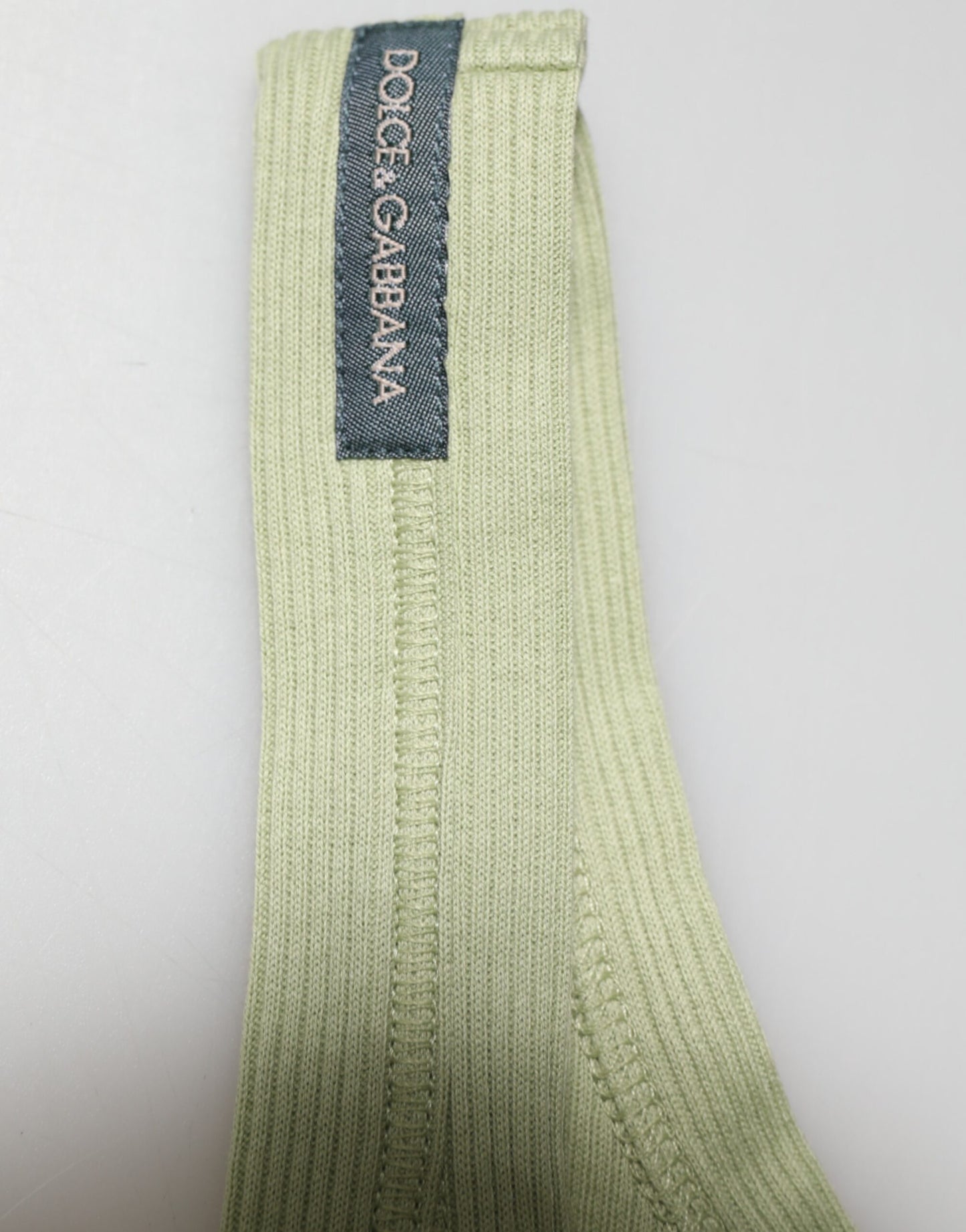 Dolce & Gabbana Hellgrünes Tanktop, ärmellos, Herren-T-Shirt