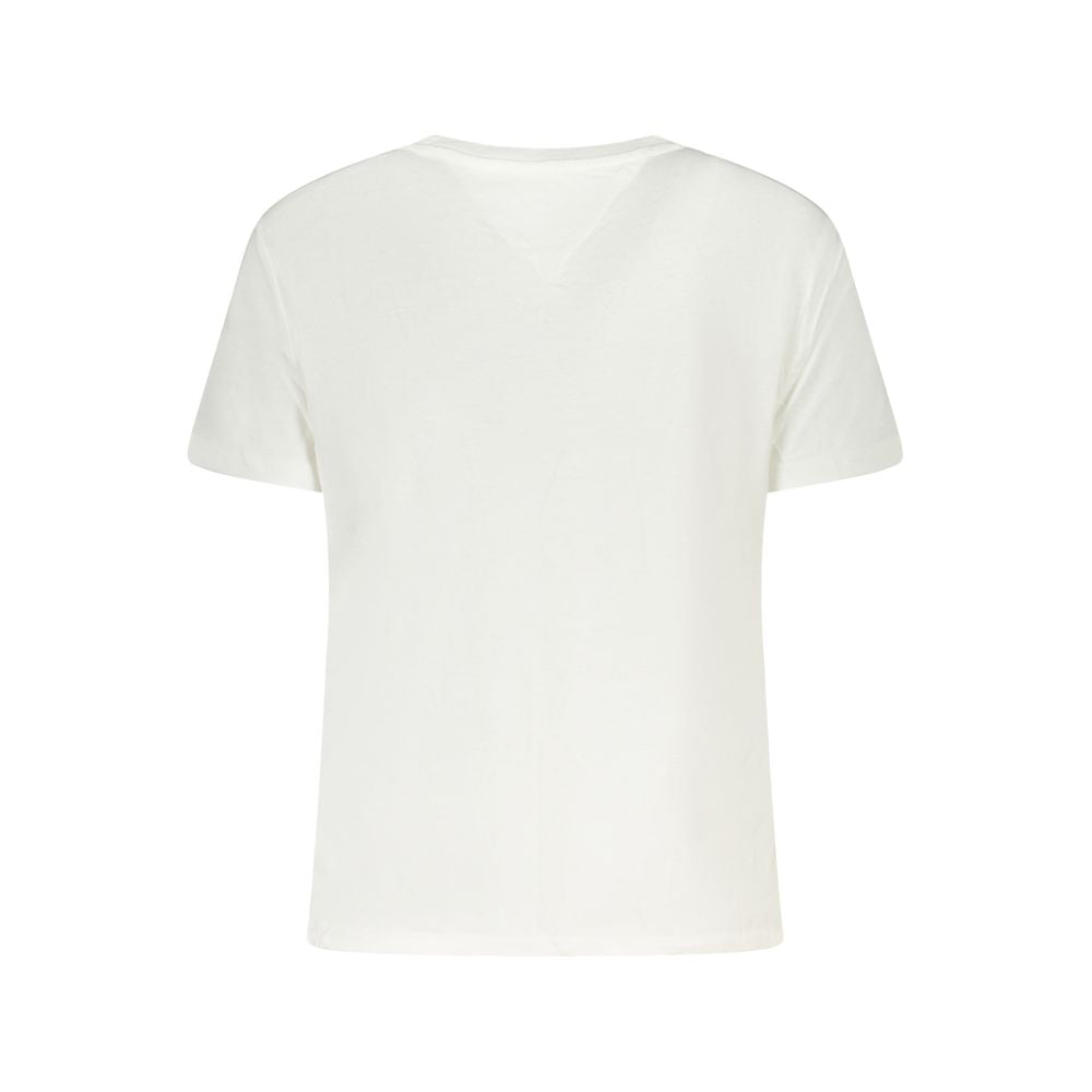 Tommy Hilfiger White Cotton Tops & T-Shirt