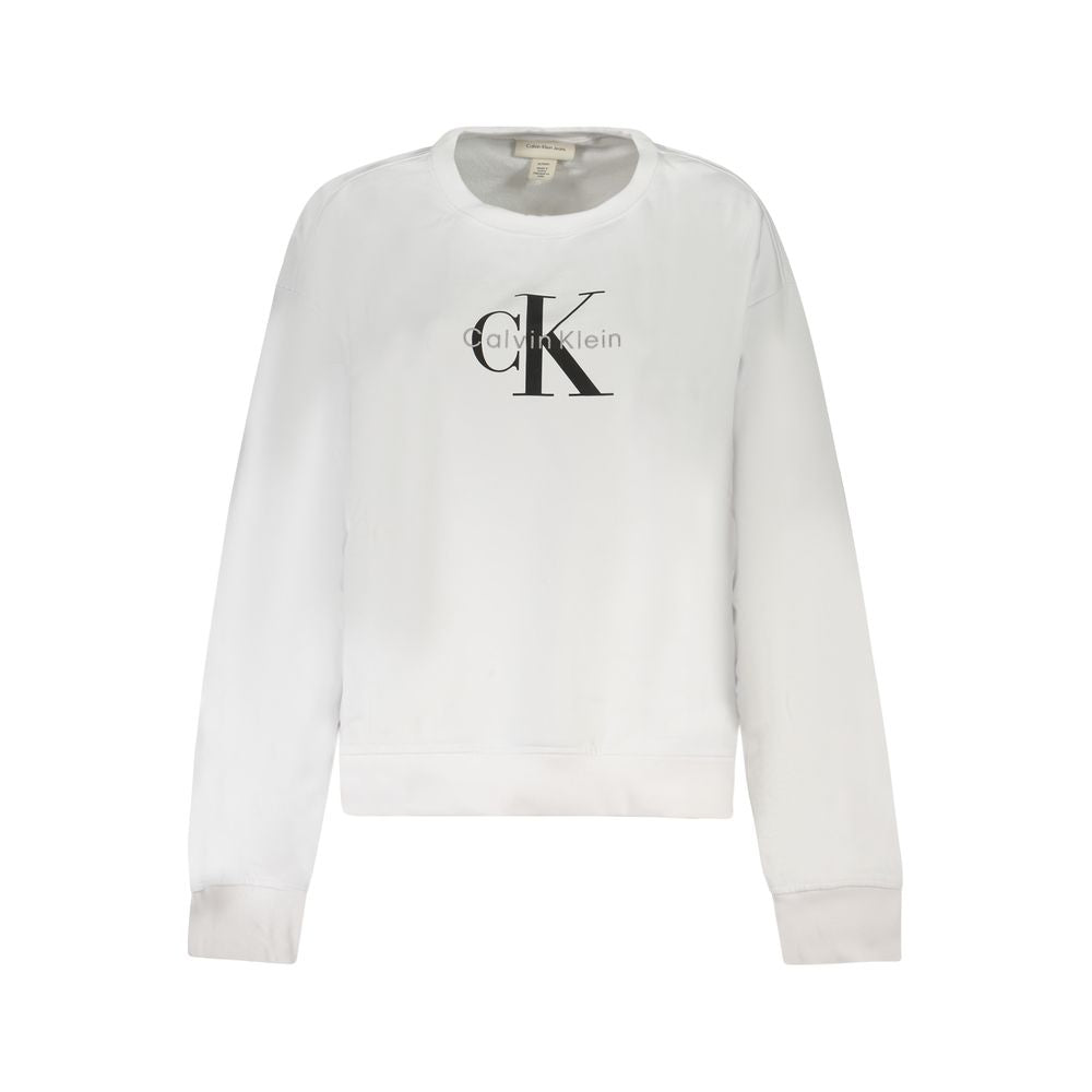 Calvin Klein White Cotton Sweater