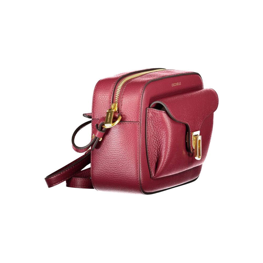 Coccinelle Purple Leather Handbag