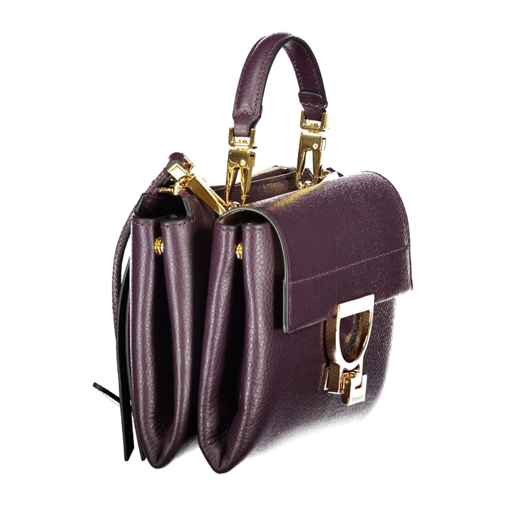 Coccinelle Purple Leather Handbag