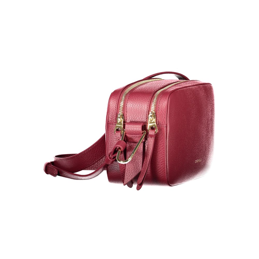 Coccinelle Purple Leather Handbag