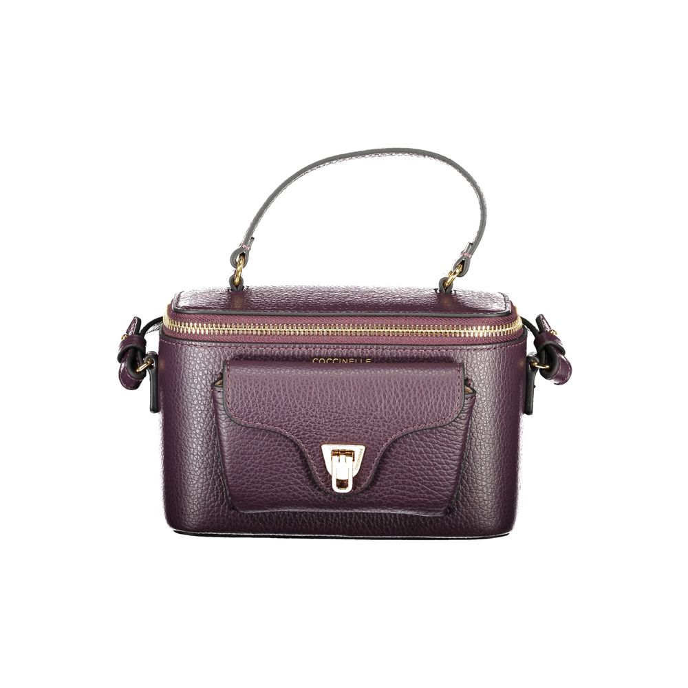 Coccinelle Purple Leather Handbag