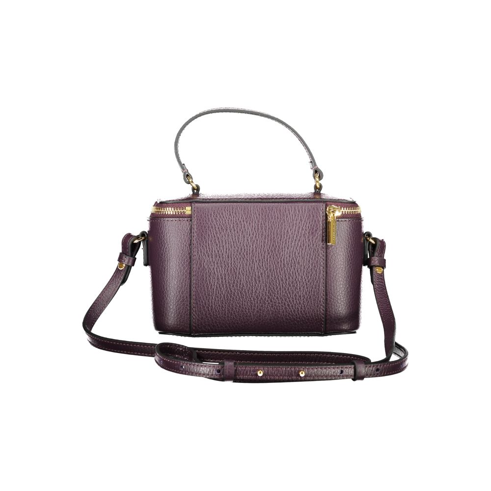 Coccinelle Purple Leather Handbag
