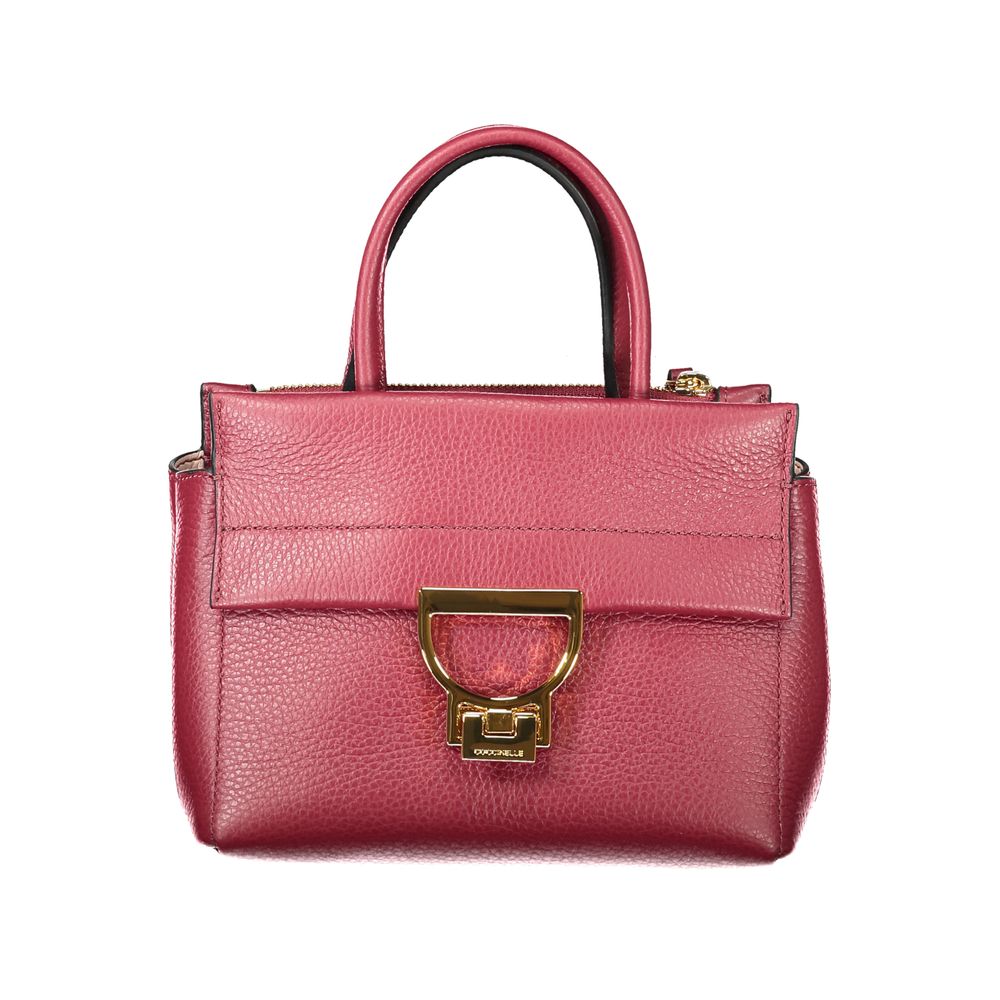 Coccinelle Purple Leather Handbag