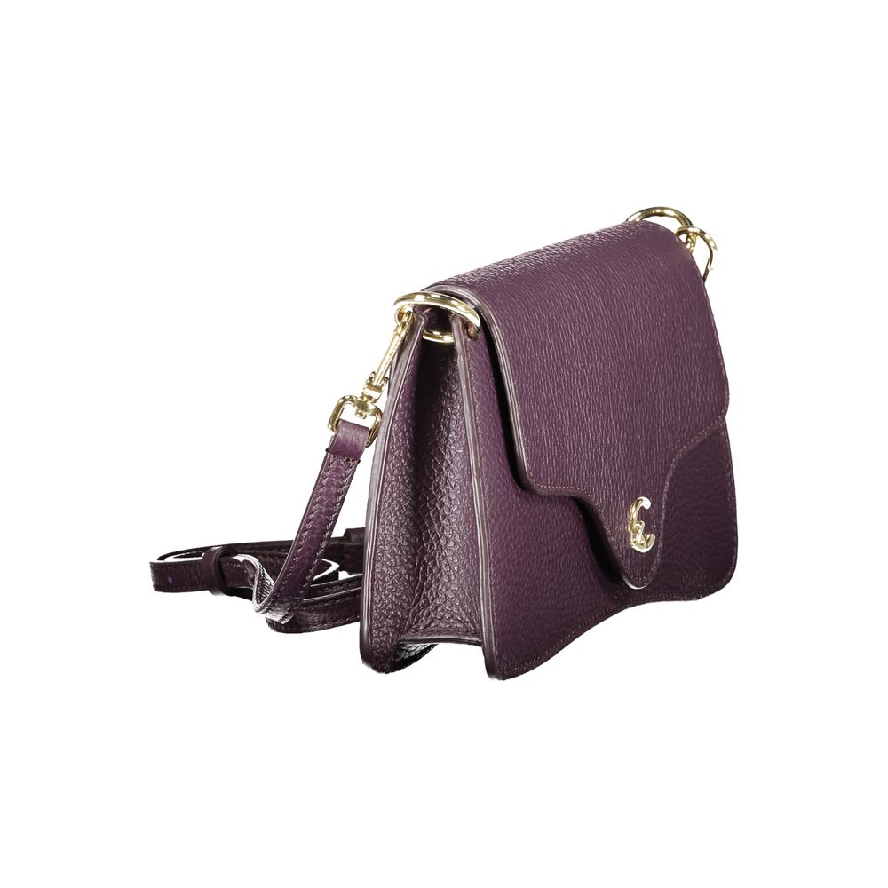 Coccinelle Purple Leather Handbag