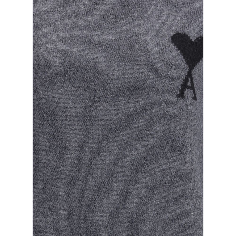 Ami Paris Ami De Coeur Turtleneck Sweater