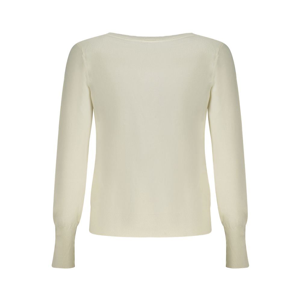 Guess Jeans White Viscose Sweater