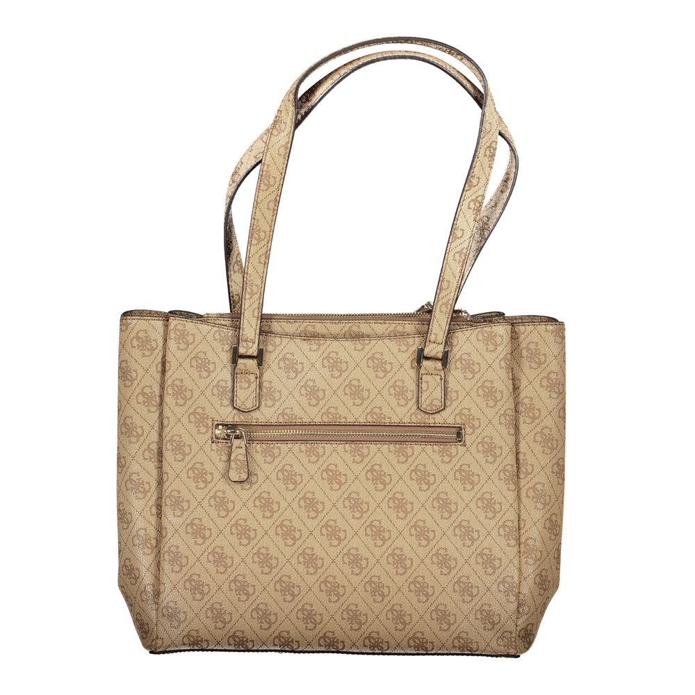 Guess Jeans Beige Polyethylene Handbag