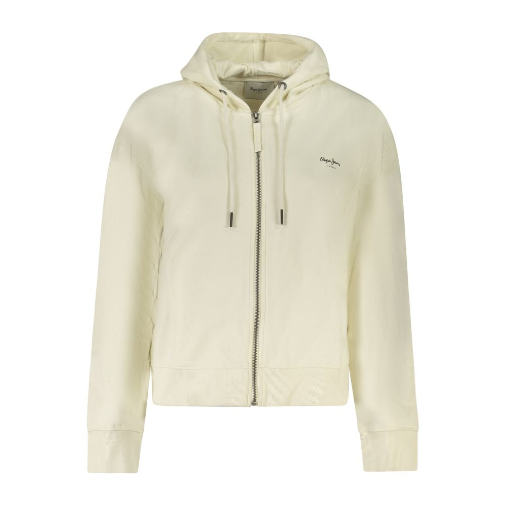 Pepe Jeans White Cotton Sweater