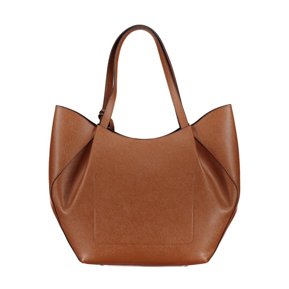 Guess Jeans Brown Polyethylene Handbag