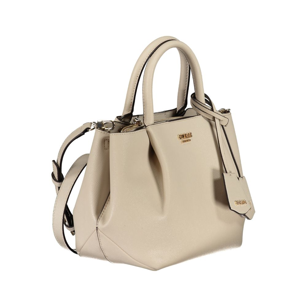 Guess Jeans Beige Polyethylene Handbag