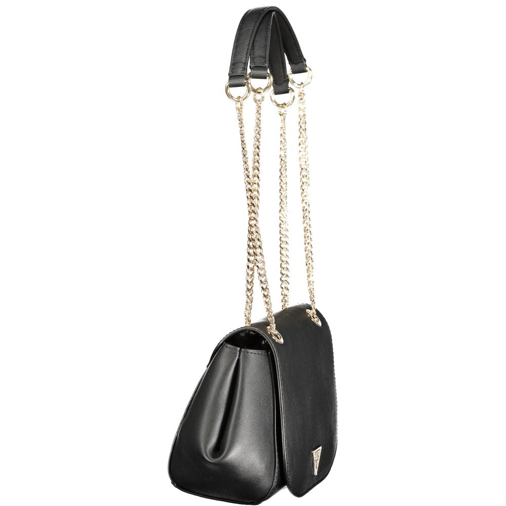 Guess Jeans Black Polyethylene Handbag