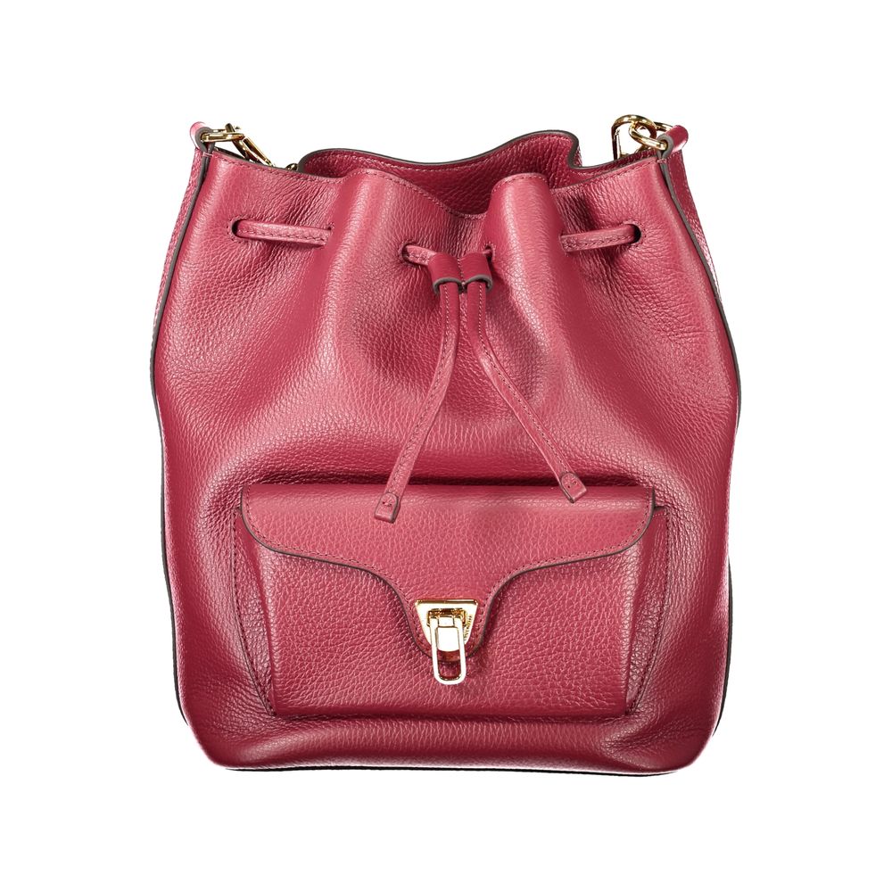 Coccinelle Purple Leather Handbag
