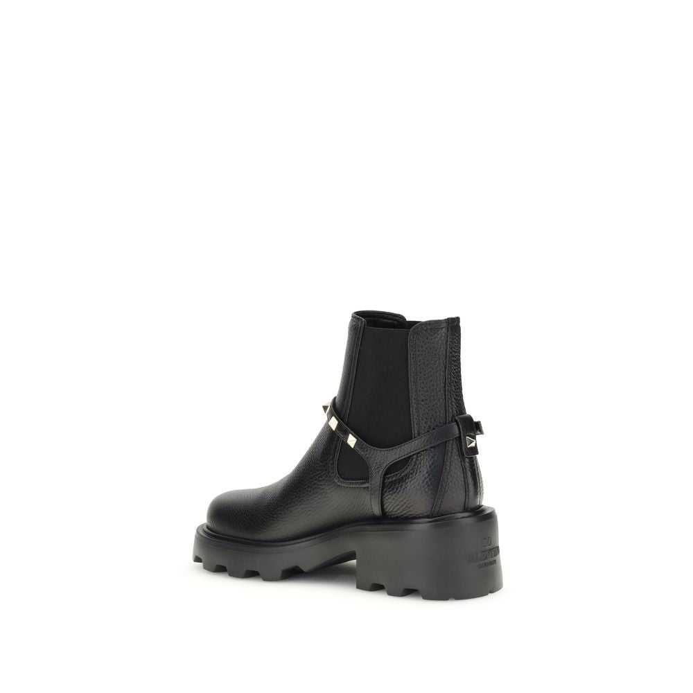 Valentino Garavani Leather Ankle Boots