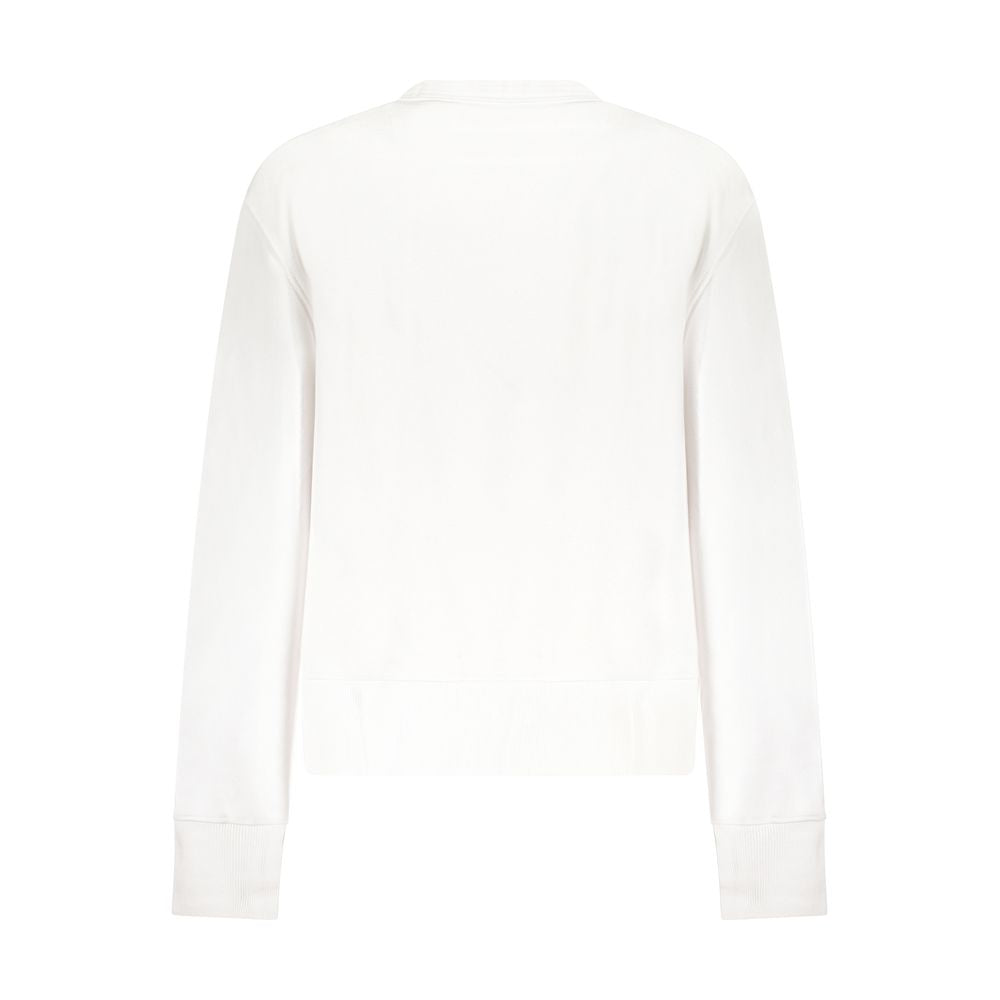 Guess Jeans White Cotton Sweater