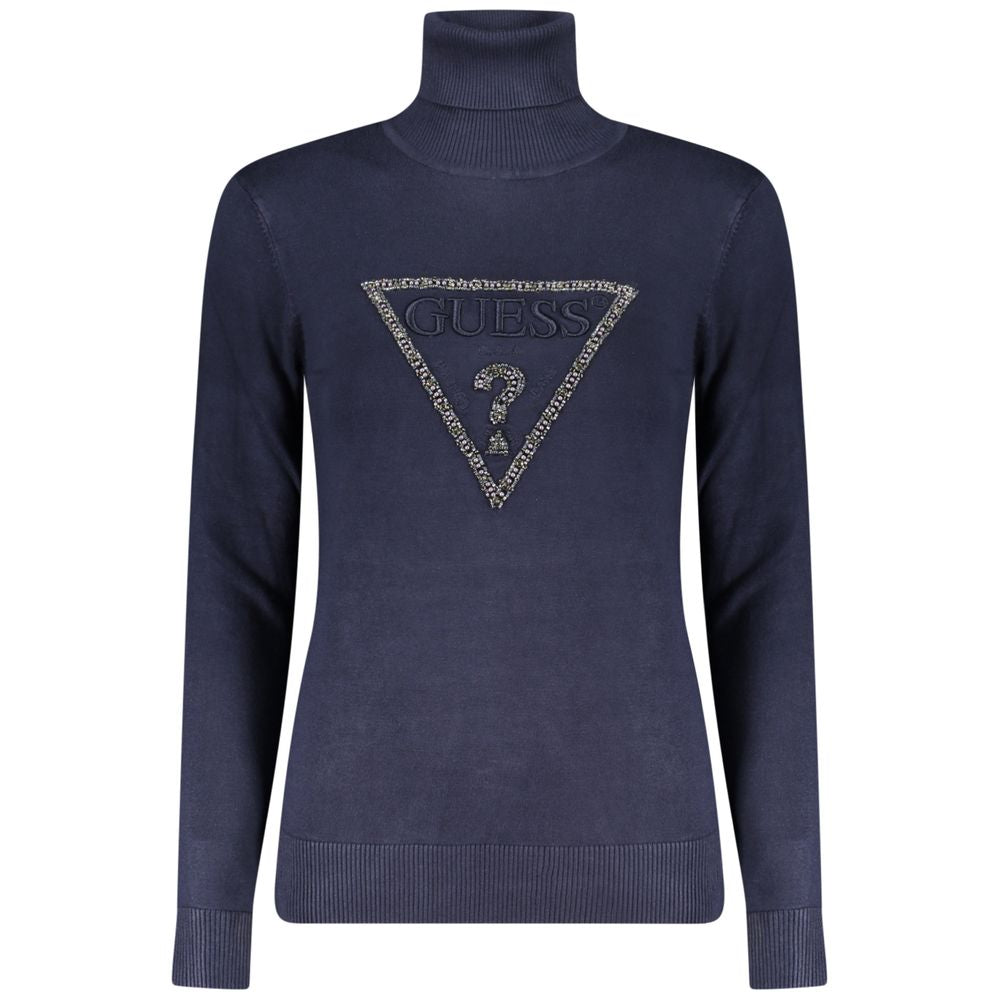 Guess Jeans Blue Viscose Sweater