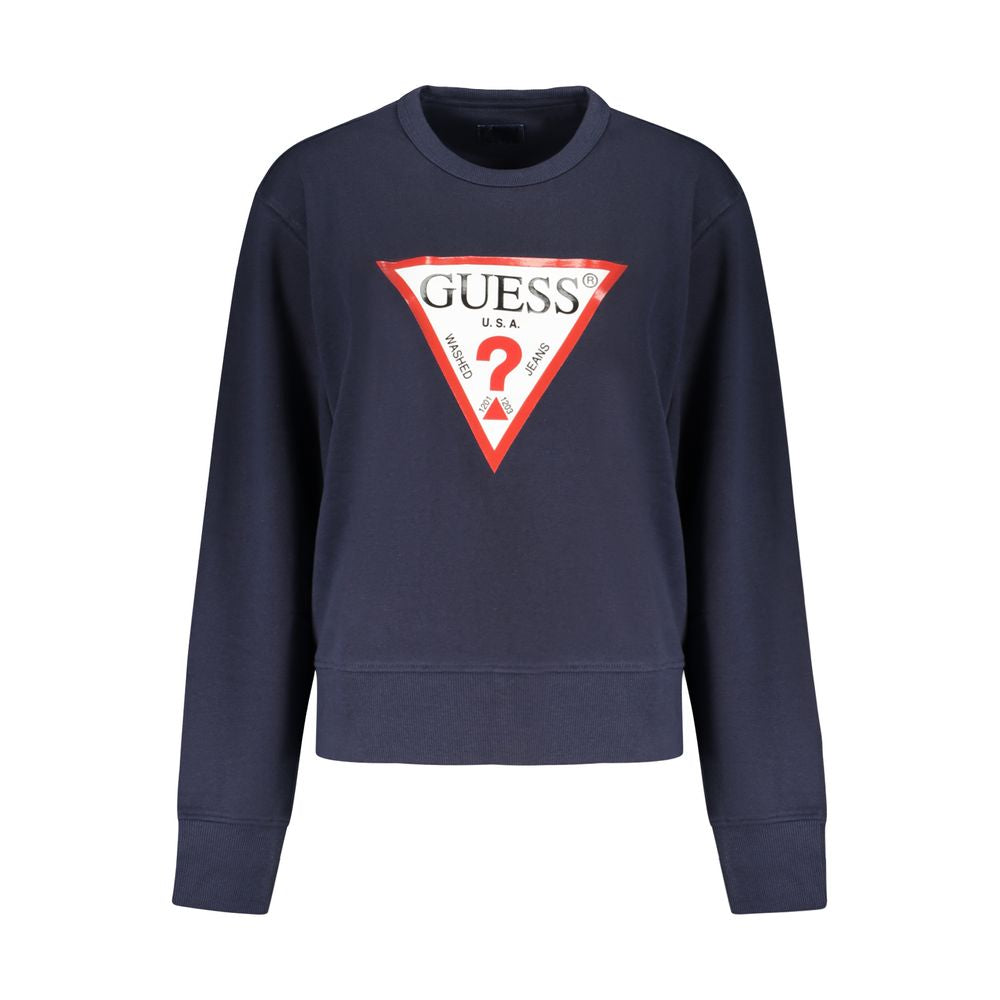 Guess Jeans Blue Cotton Sweater