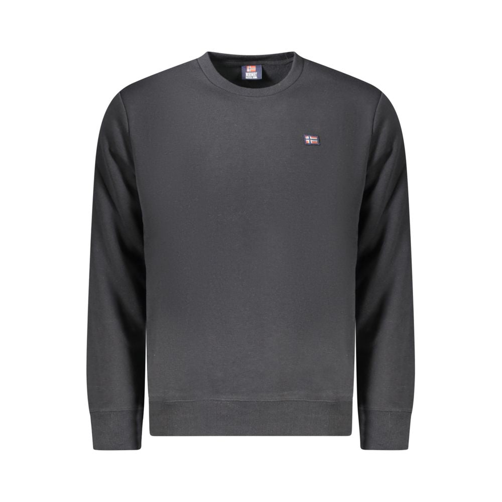 Norway 1963 Black Cotton Sweater