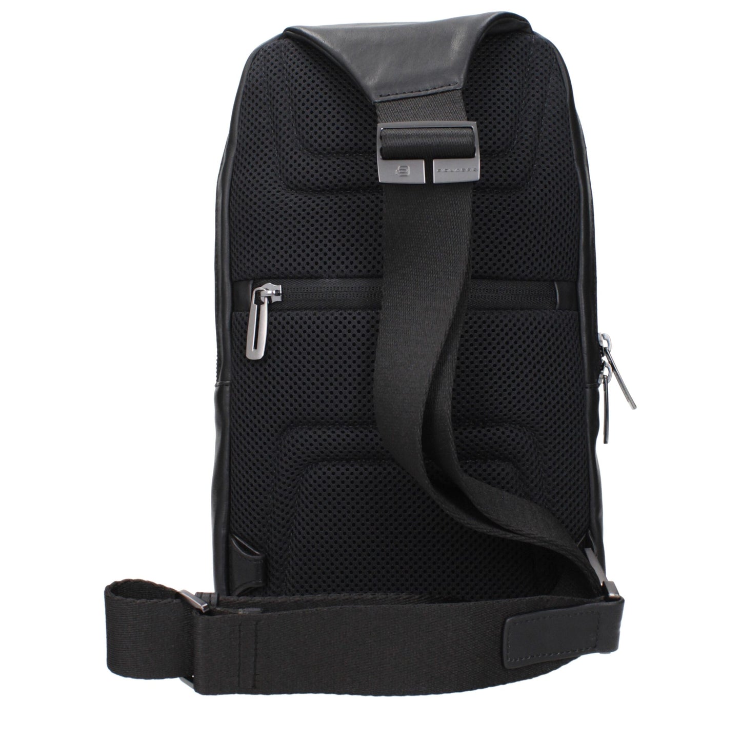 Piquadro Black Leather Crossbody Bags