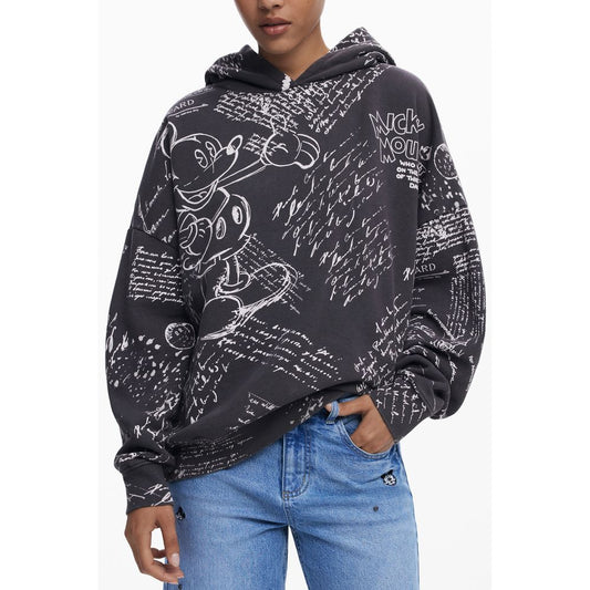 Desigual Black Cotton Sweater