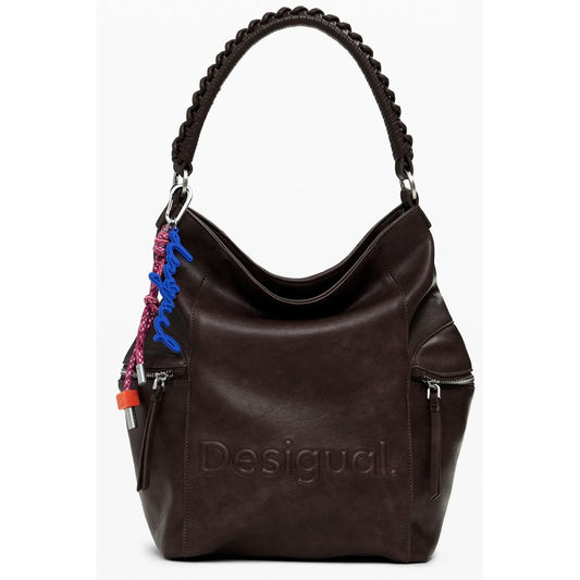Desigual Brown Polyethylene Backpack
