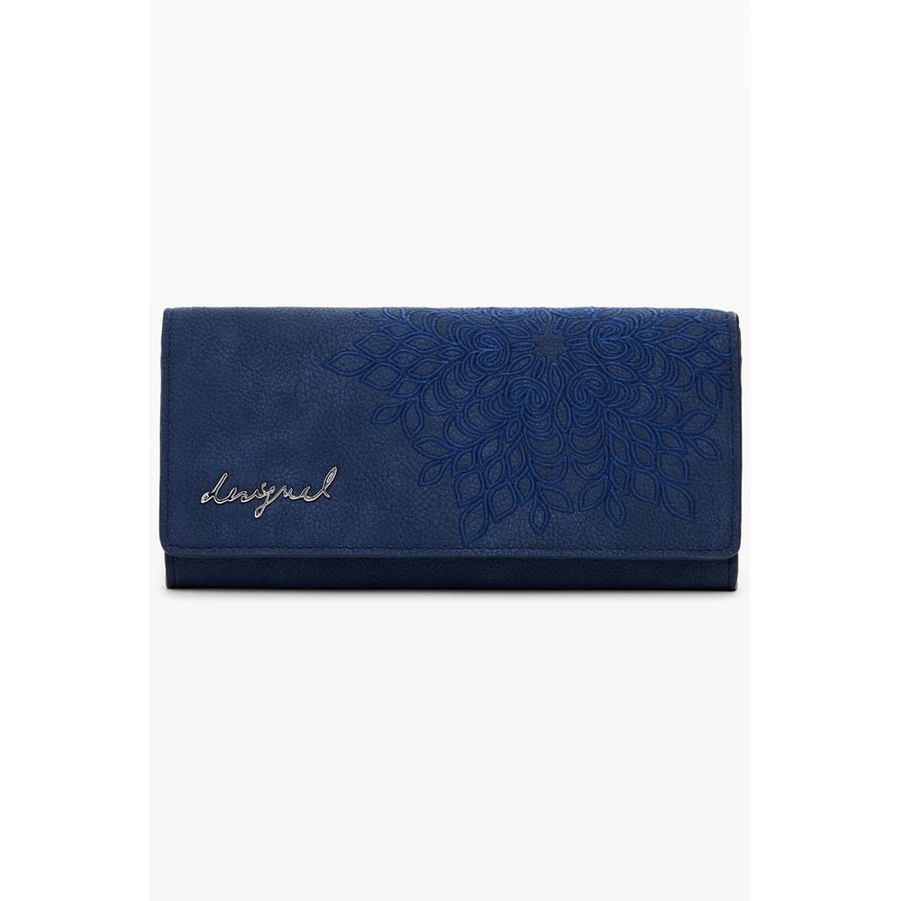 Desigual Blue Polyethylene Wallet