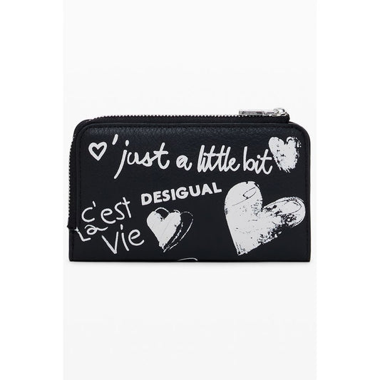 Desigual Black Polyethylene Wallet
