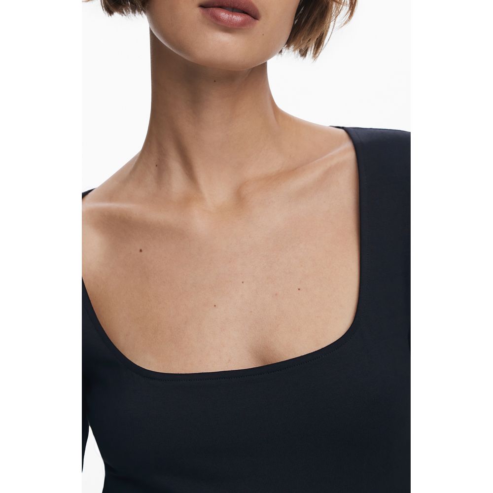 Desigual Black Cotton Dress
