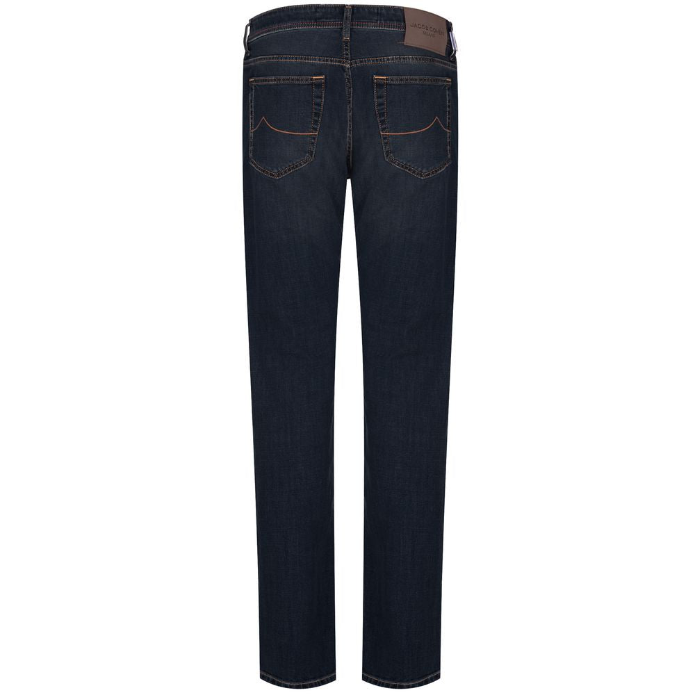 Jacob Cohen Blue Cotton Jeans & Pant