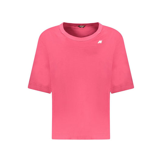 K-WAY Pink Cotton Tops & T-Shirt