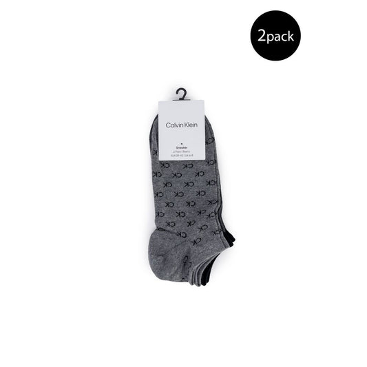 Calvin Klein Gray Elastane Sock