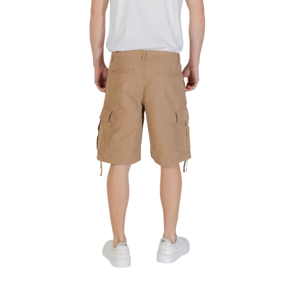 Jack Jones Beige Cotton Bermuda