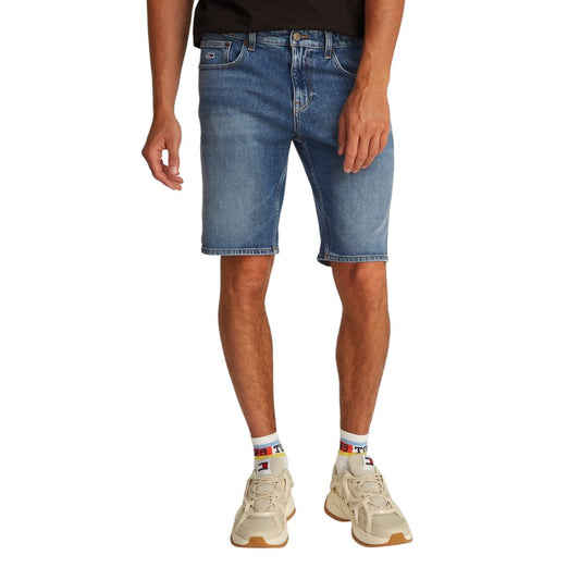 Tommy Hilfiger Jeans Blue Recycled Cotton Bermuda
