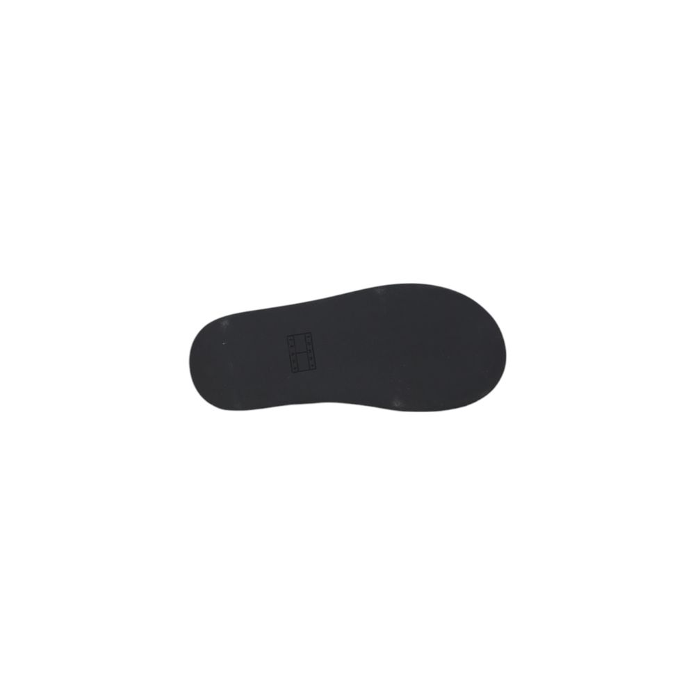 Tommy Hilfiger Jeans Black Leather Sandal