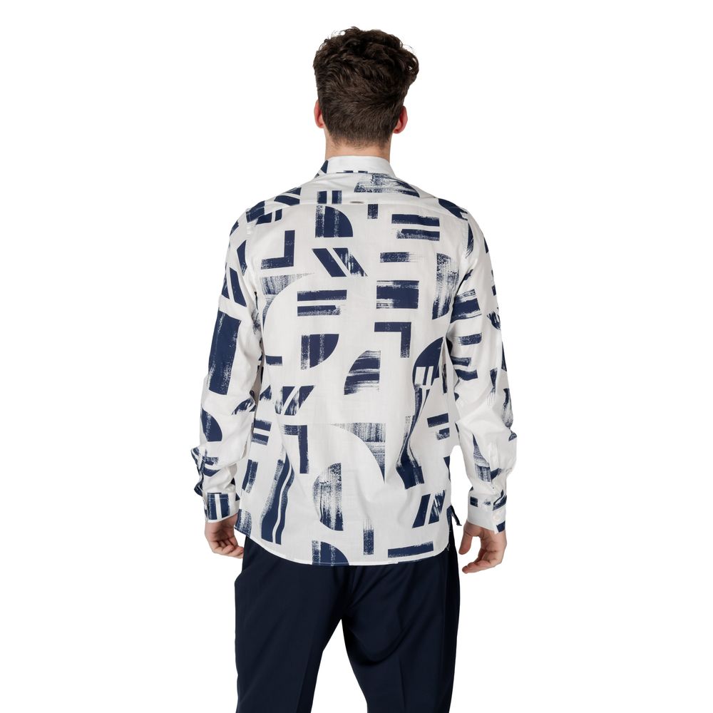 Antony Morato Blue Viscose Shirt
