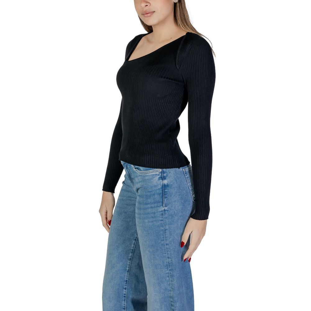 Vila Clothes Black Viscose Sportswear