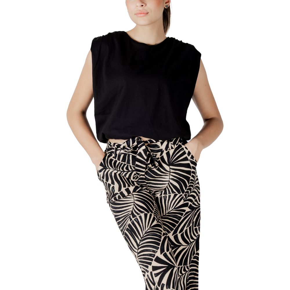 Schwarzes Baumwolltop von Jacqueline De Yong