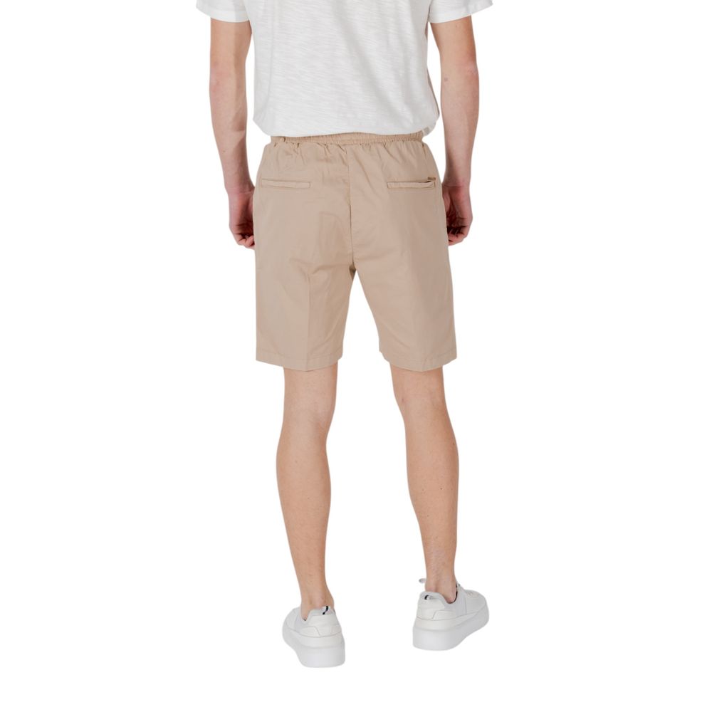 Gianni Lupo Beige Cotton Bermuda
