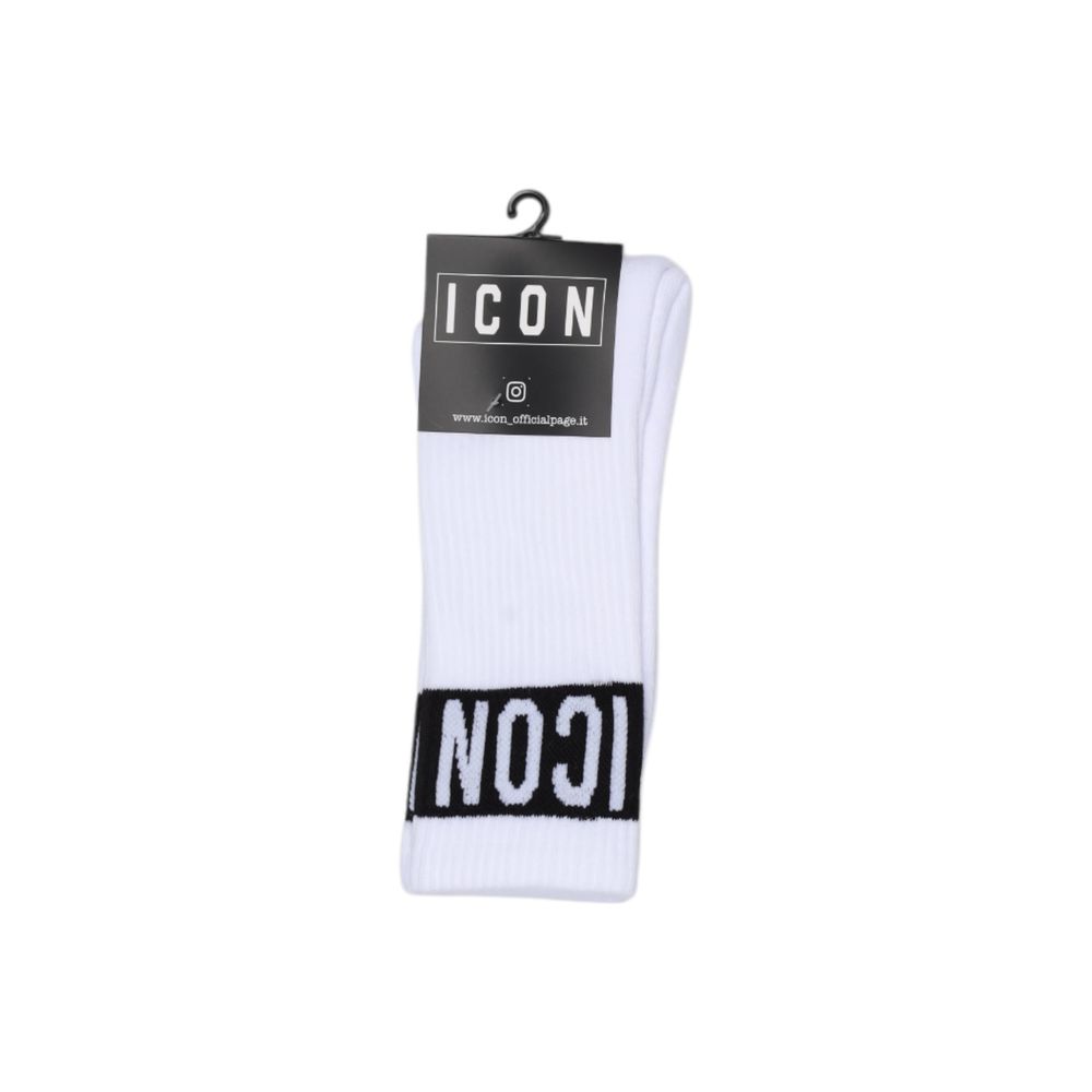 Icon White Cotton Sock
