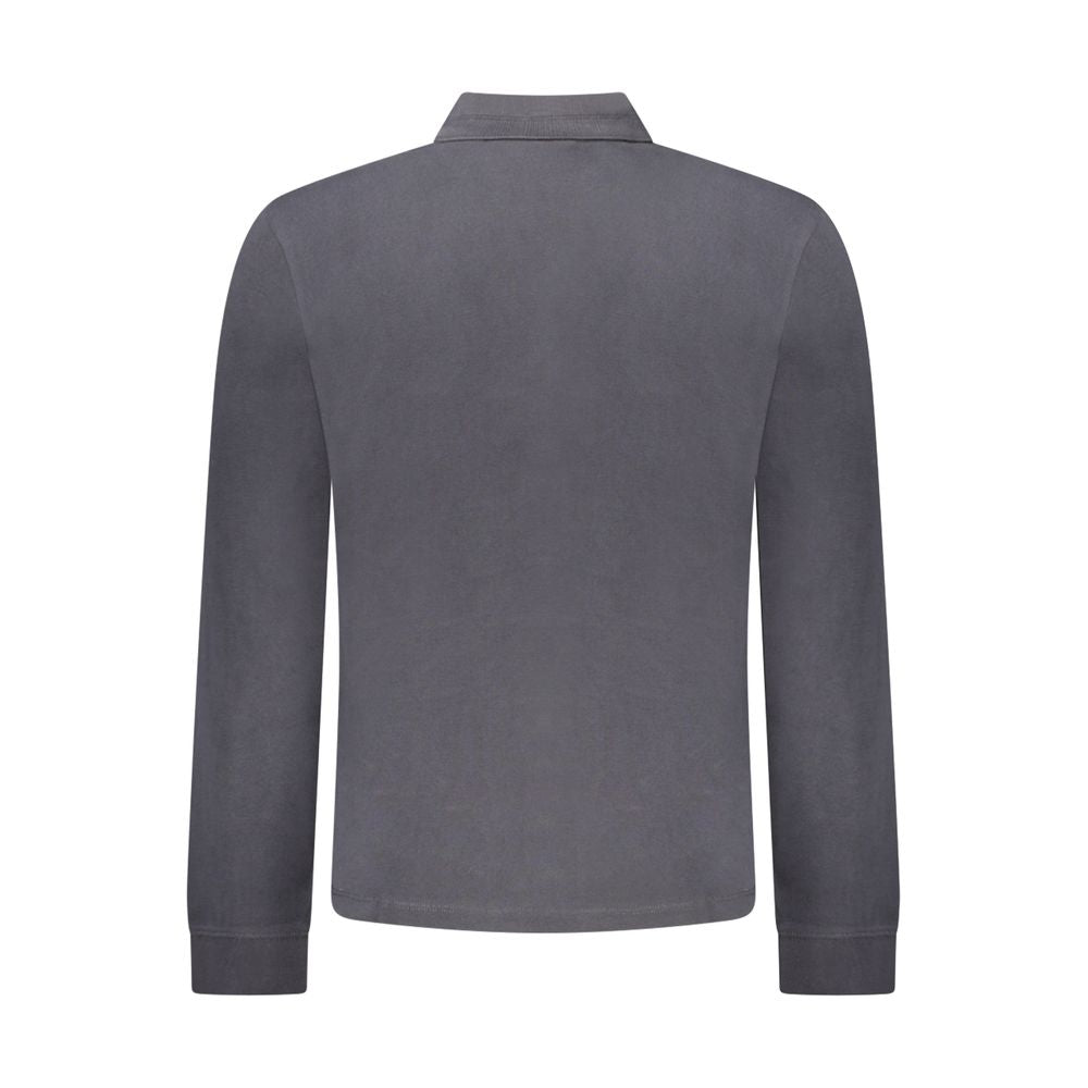 Napapijri Black Cotton Men Polo Shirt