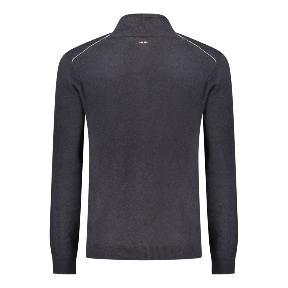 Napapijri Black Wool Men Sweater