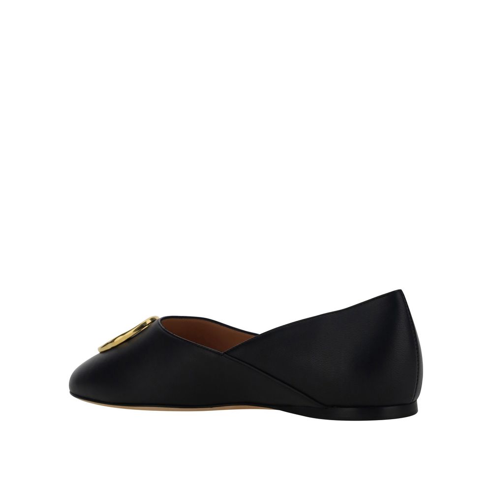 Bally Leather Ballerina Flats