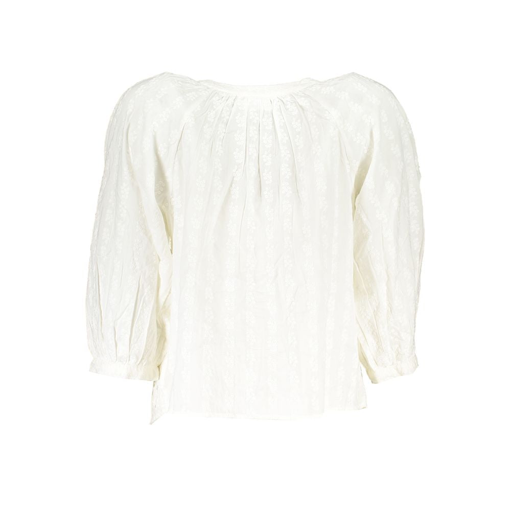 Desigual White Cotton Shirt